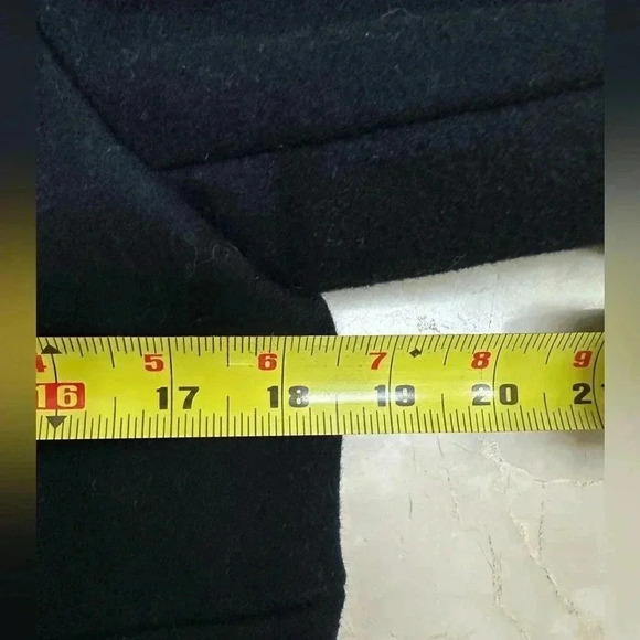 Joe Fresh Wool Blend Pea Coat Unique Texture Pocket Design Size 4 - Picture 6 of 8